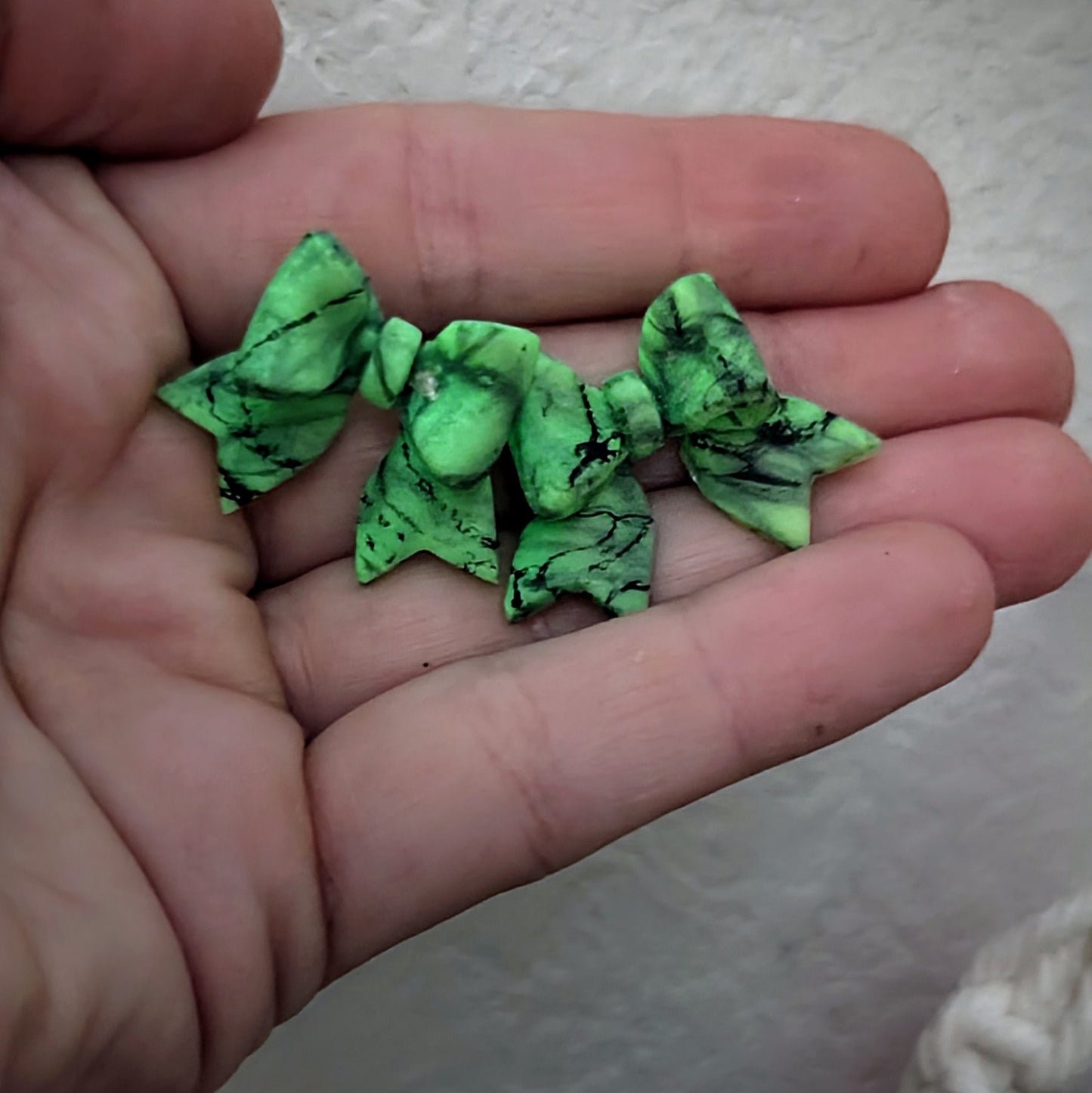 Bow and Pearl Dangle Earrings