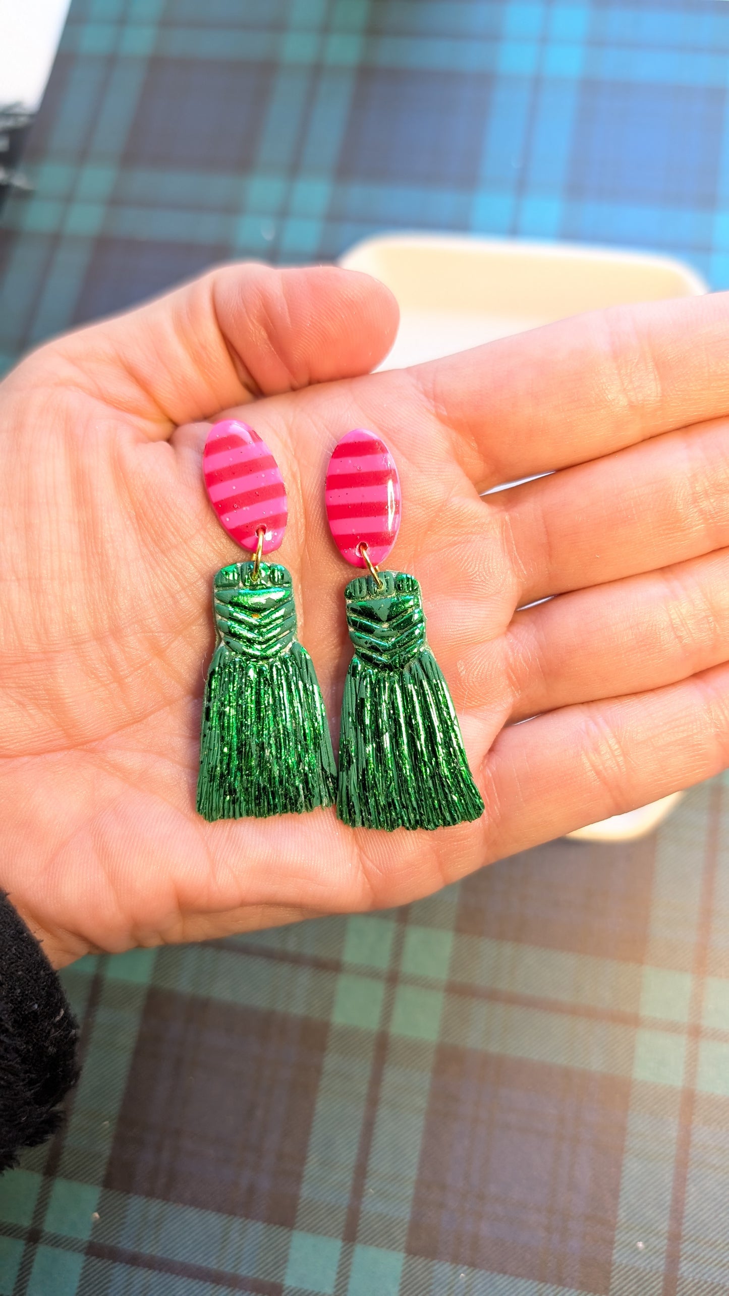 Christmas Tassel earrings