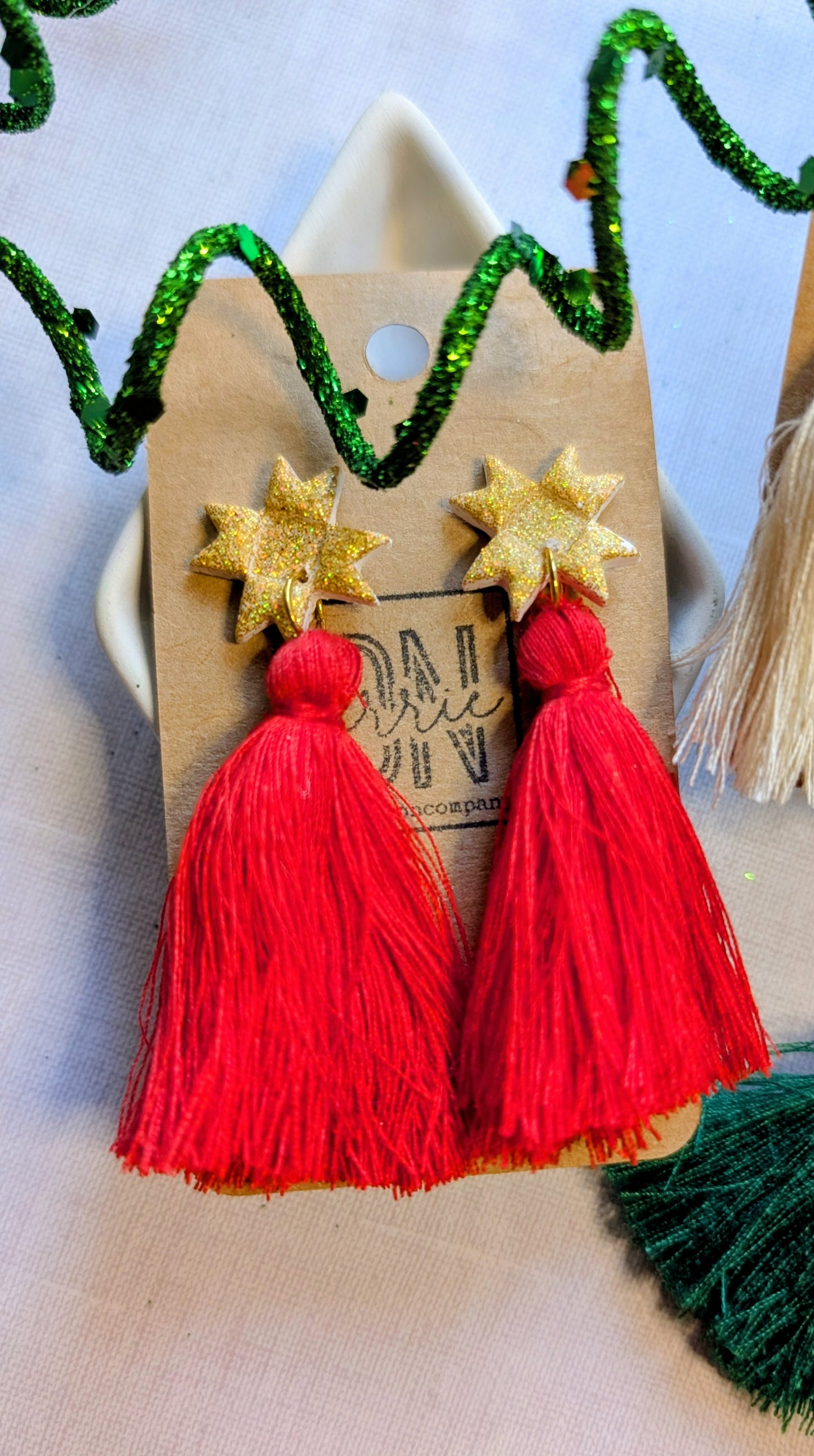 Star Tassel earrings