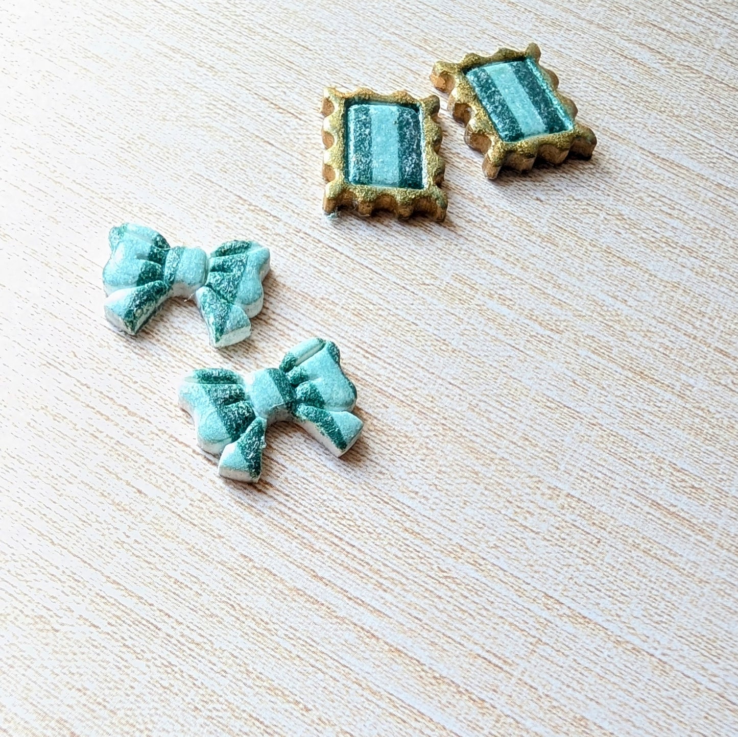Boho Stripe Stud Earrings