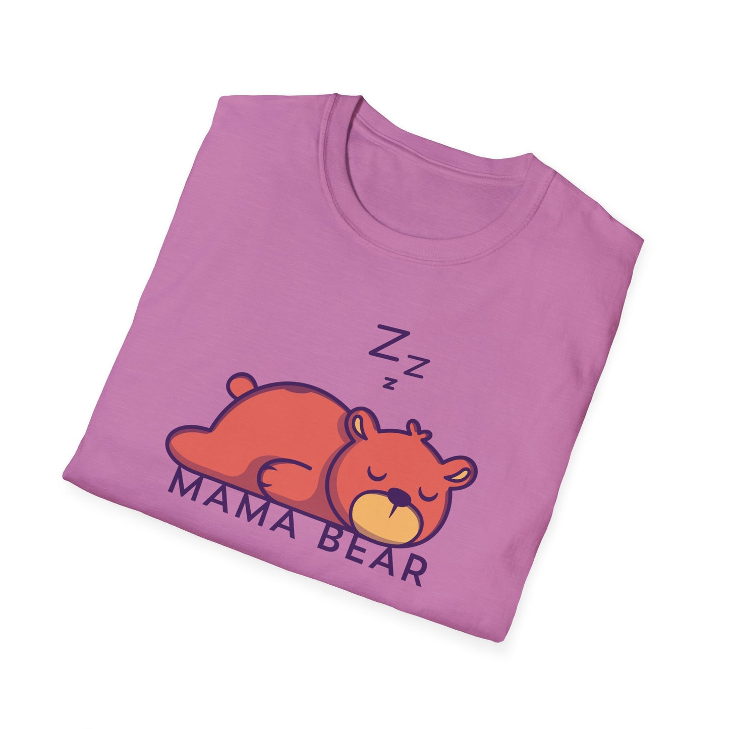 Sleeping Mama Bear Softstyle T-Shirt