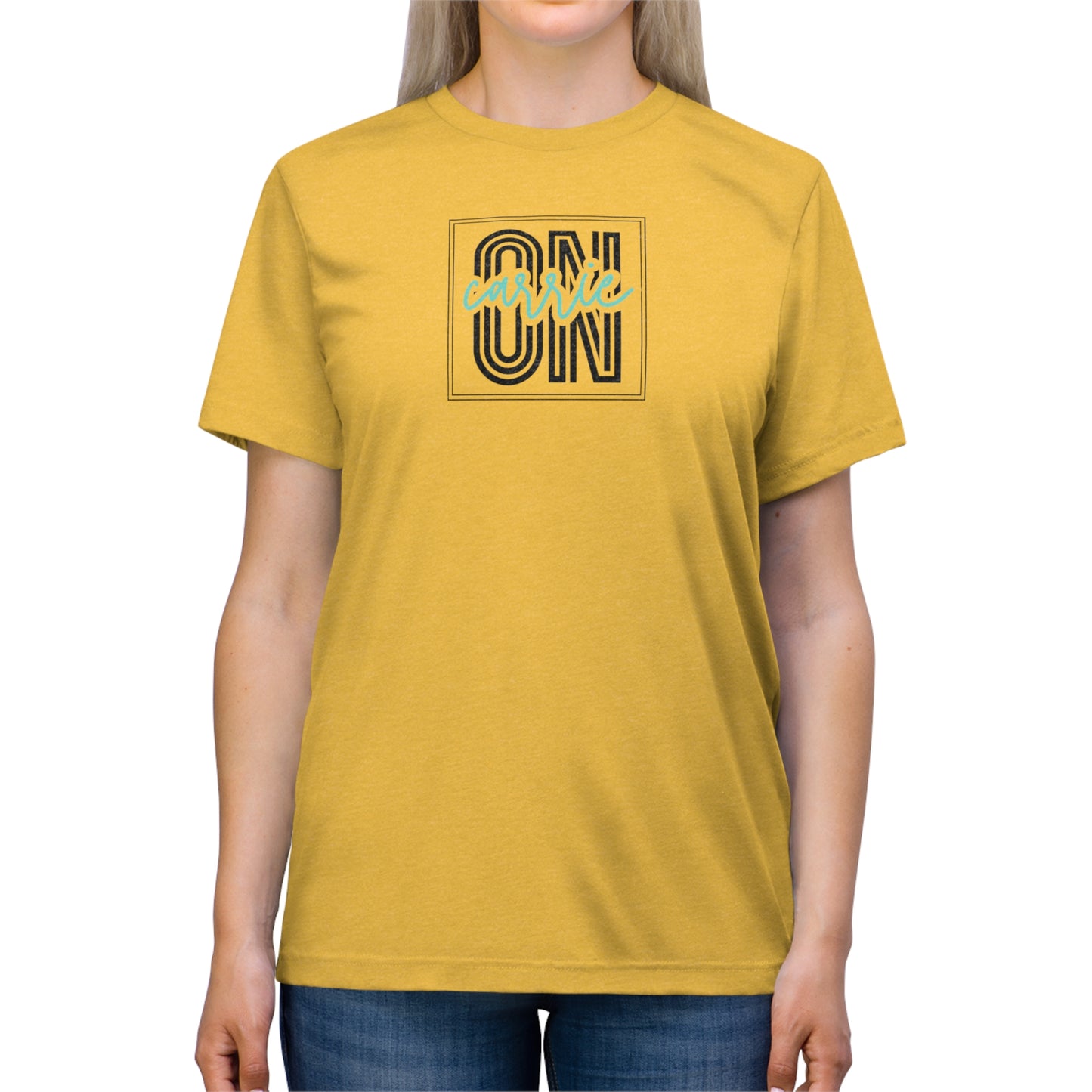 CarrieOn Logo Unisex Triblend Tee