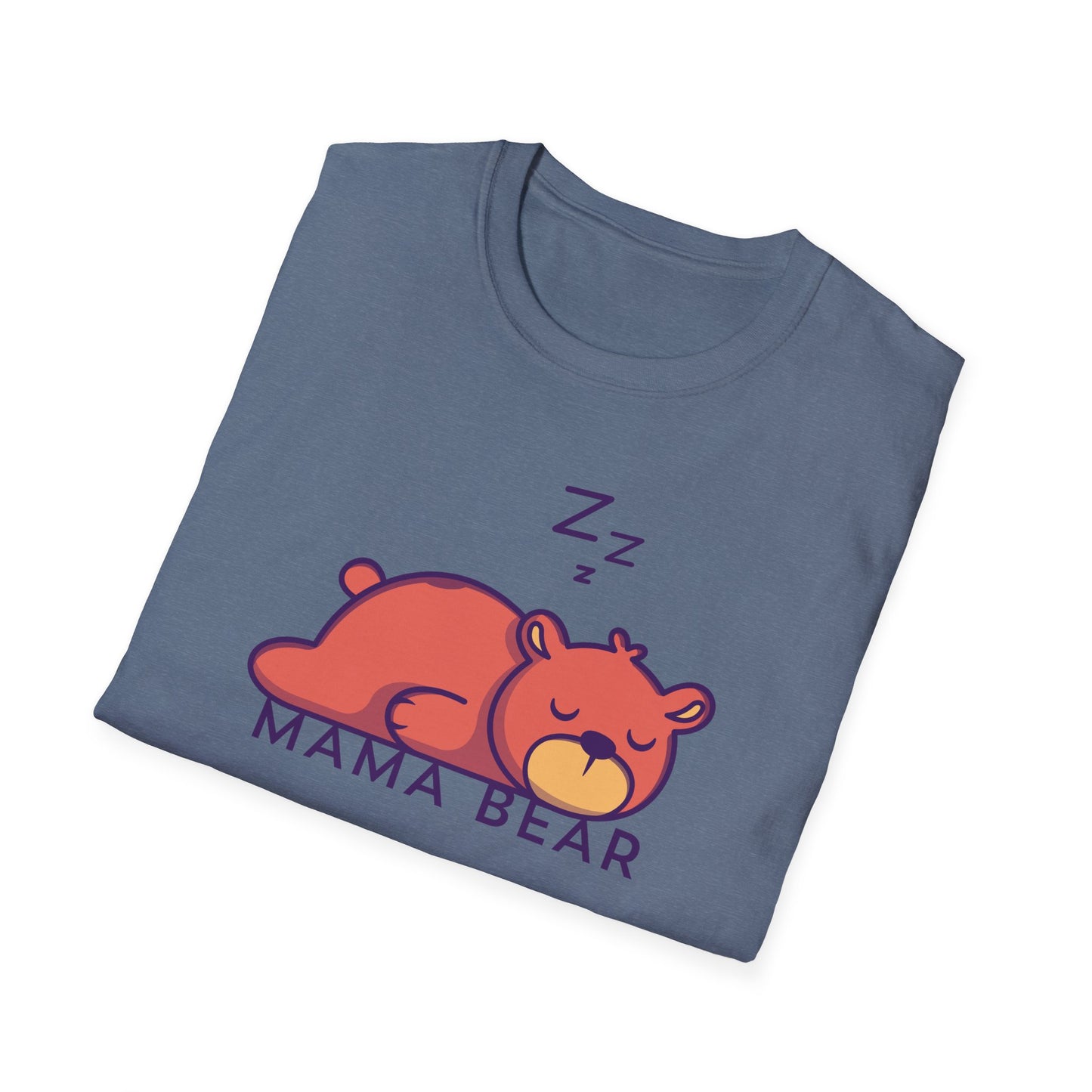 Sleeping Mama Bear Softstyle T-Shirt