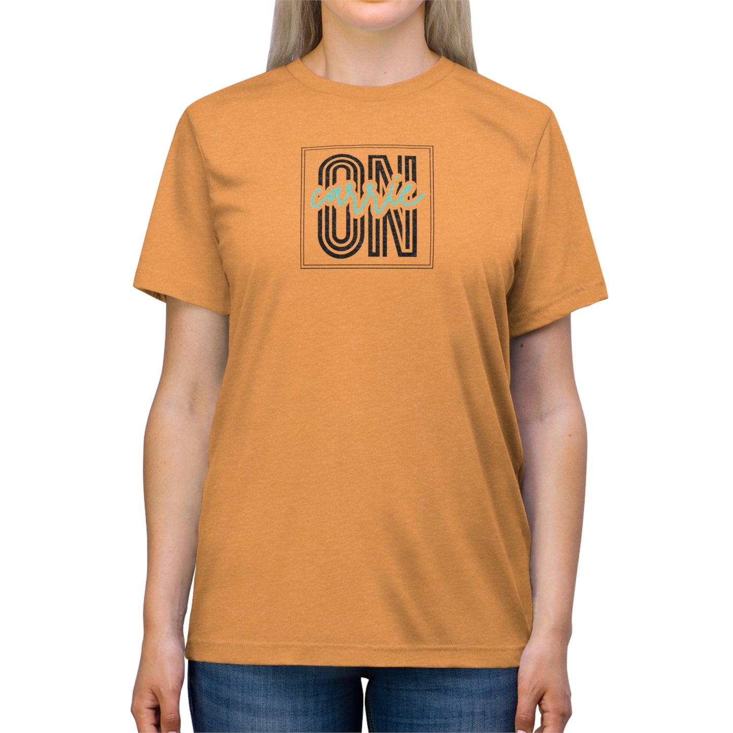 CarrieOn Logo Unisex Triblend Tee