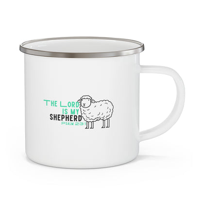 The Lord is My Shepherd 12oz Camping Mug