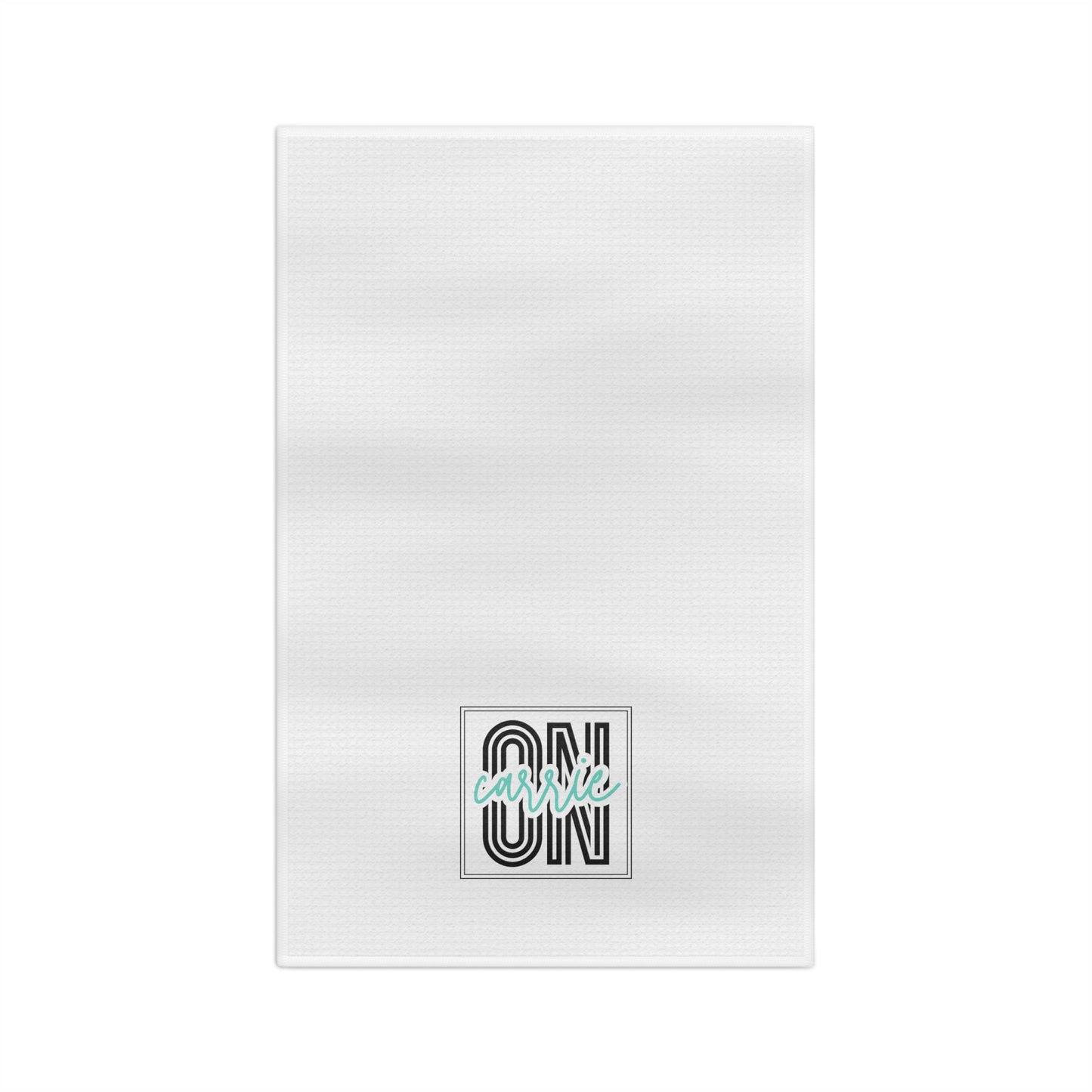 CarrieOn Logo Microfiber Tea Towel