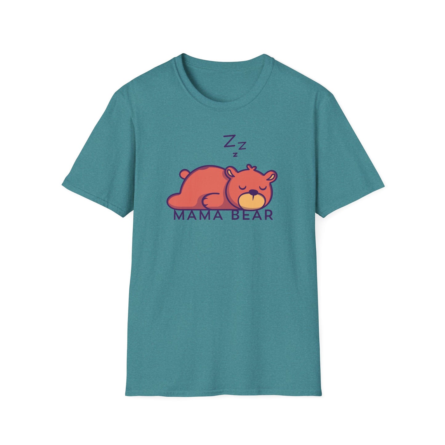 Sleeping Mama Bear Softstyle T-Shirt