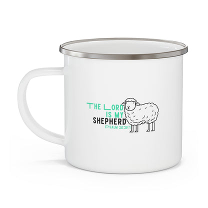 The Lord is My Shepherd 12oz Camping Mug