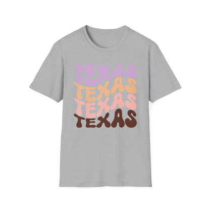 Texas Texas Texas Unisex Softstyle T-Shirt