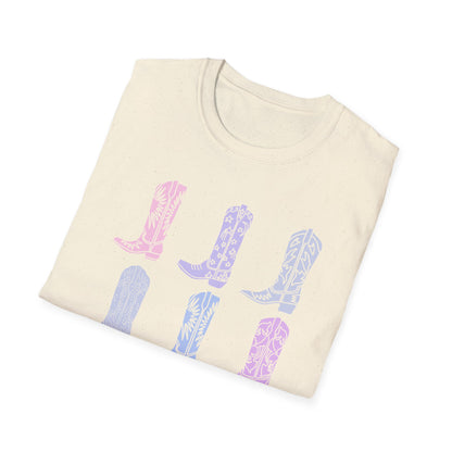 Multi Boots Unisex Softstyle T-Shirt