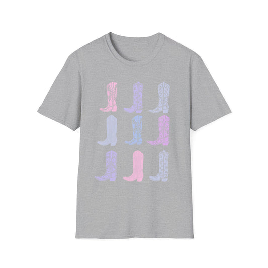 Multi Boots Unisex Softstyle T-Shirt