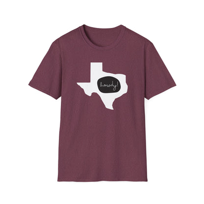 Texas Howdy Unisex Softstyle T-Shirt