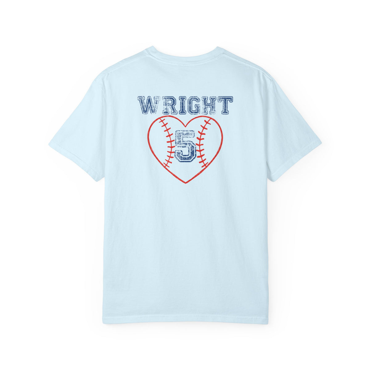 Titans Baseball Pennant T-Shirt — Personalized Back Print