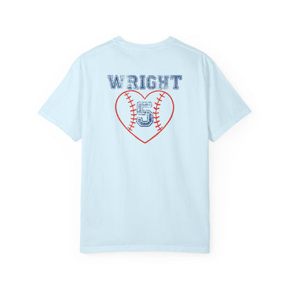 Titans Baseball Pennant T-Shirt — Personalized Back Print