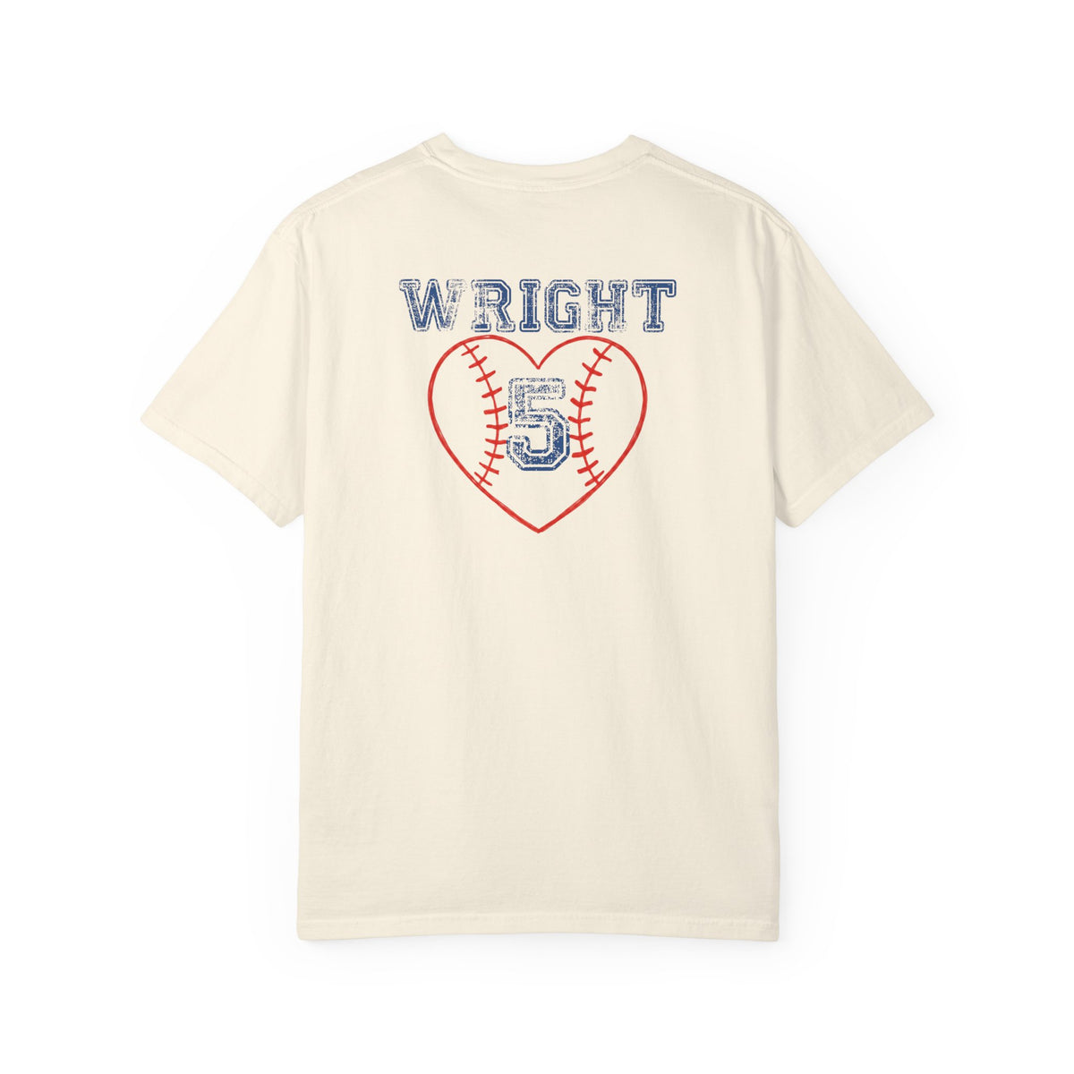 Titans Baseball Pennant T-Shirt — Personalized Back Print