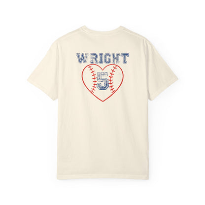 Titans Baseball Pennant T-Shirt — Personalized Back Print