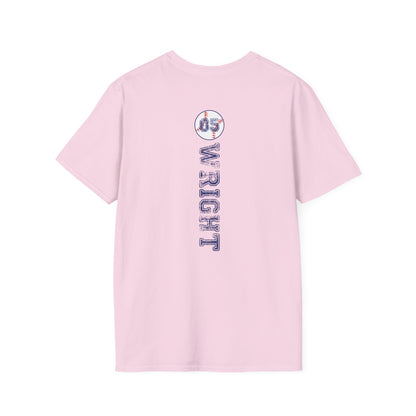Titans Softball Tee — Repeated Logo Graphic Baseball T-Shirt