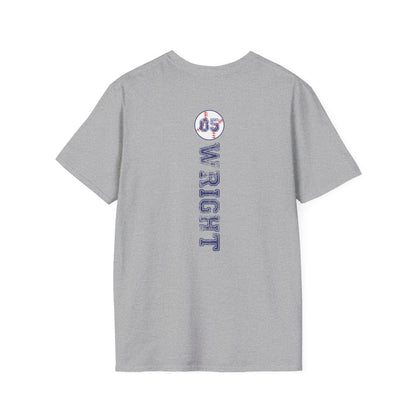 Titans Softball Tee — Repeated Logo Graphic Baseball T-Shirt