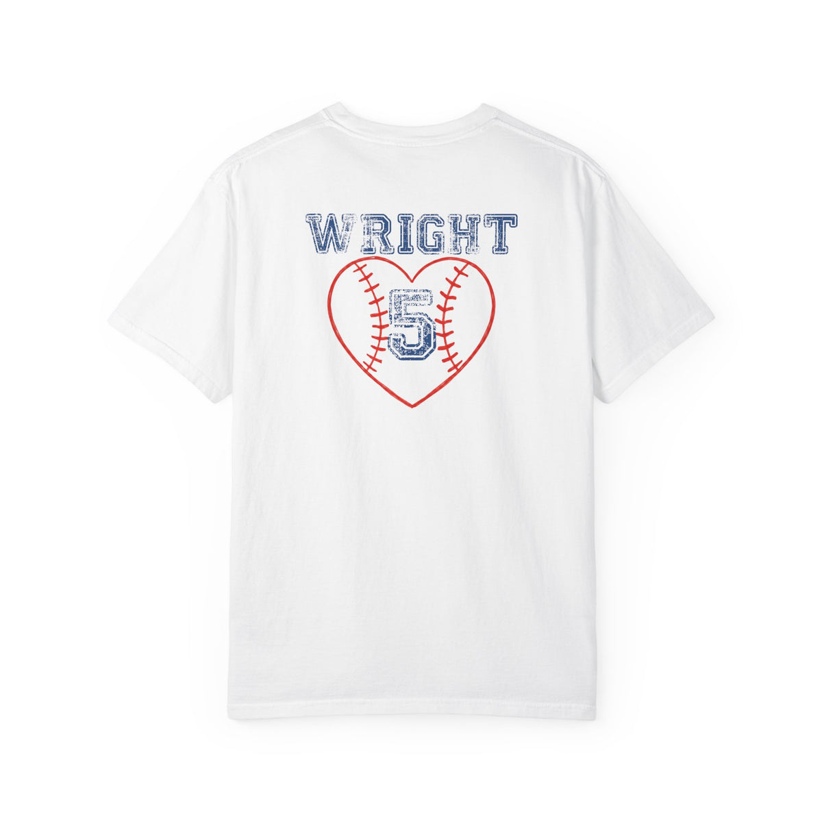 Titans Baseball Pennant T-Shirt — Personalized Back Print