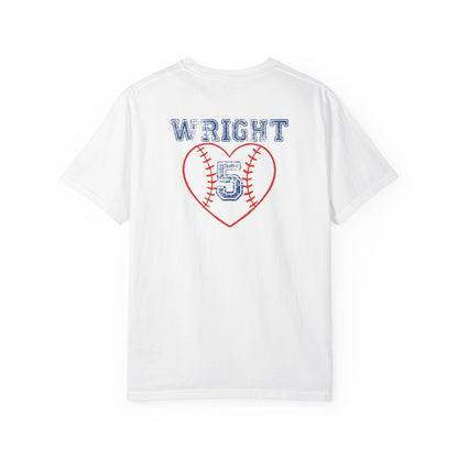 Titans Baseball Pennant T-Shirt — Personalized Back Print