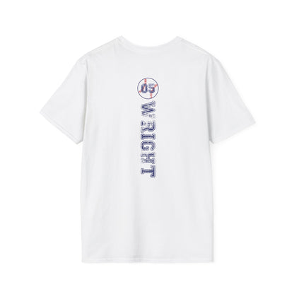 Titans Softball Tee — Repeated Logo Graphic Baseball T-Shirt