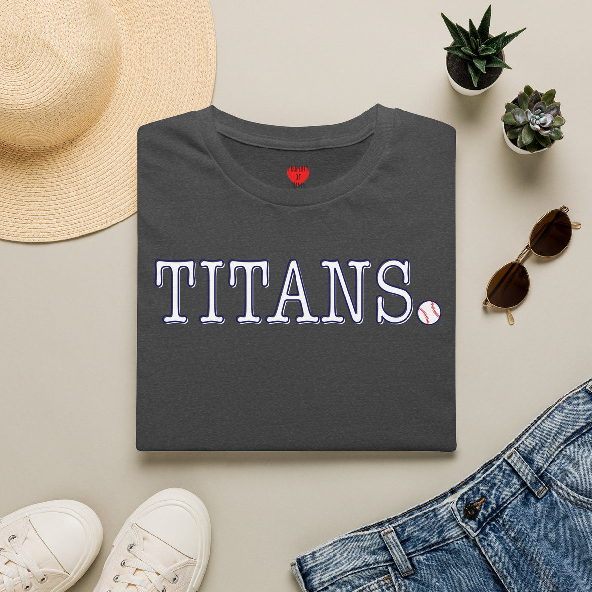 Titans Baseball T-Shirt — Women's/Unisex Team Spirit Tee