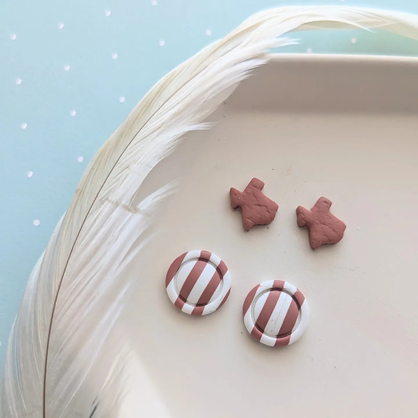 Texas Mini Studs Sets / Football gameday earrings /customizable / TCU / UTUNT