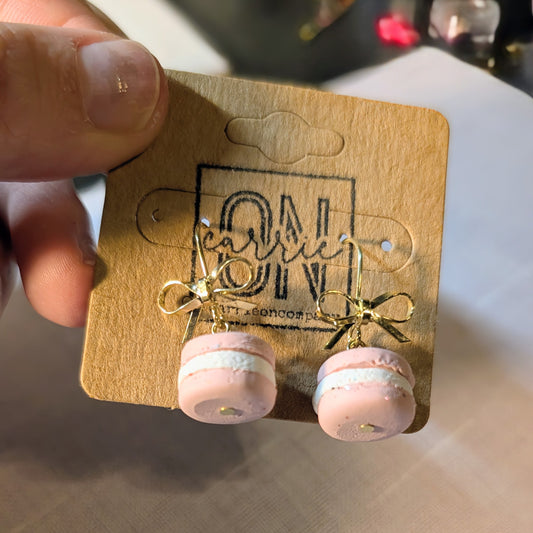 Macaron Glitter Dangles