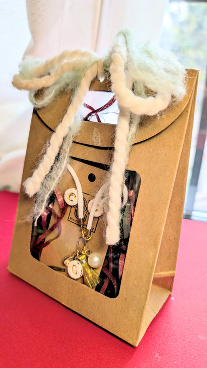 Custom Initial Adjustable Bracelet and Stud Set