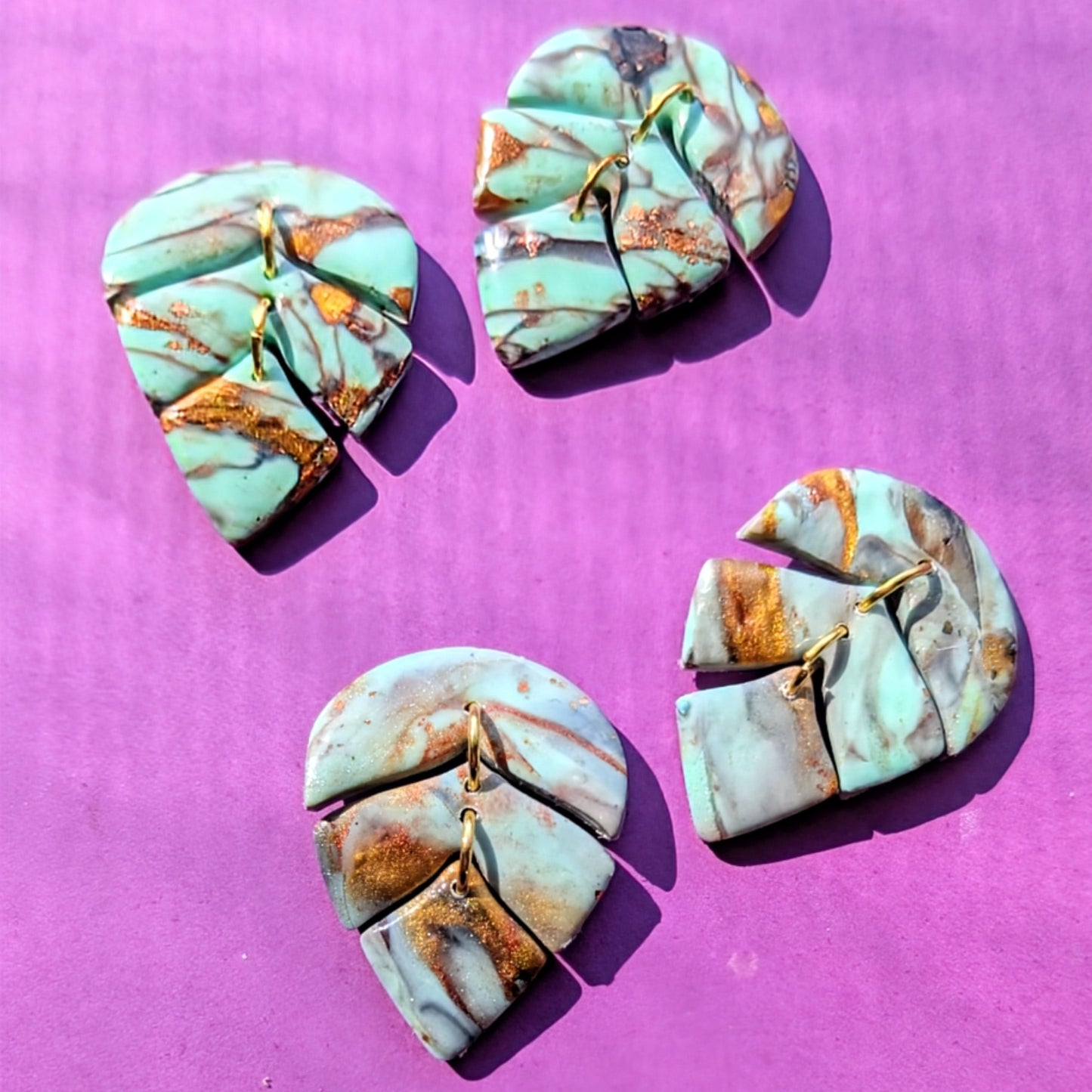 Turquoise Effect Dangles