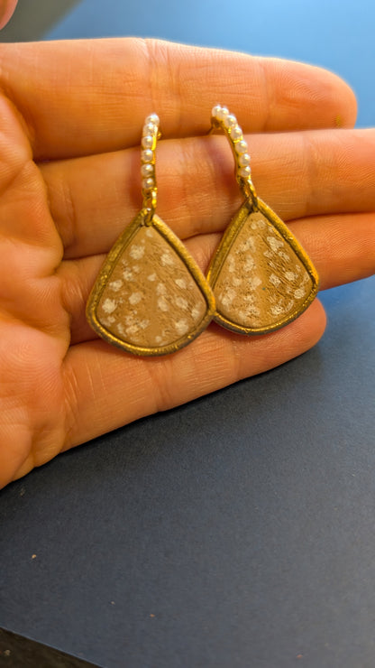 Fawn Pearl Dangles