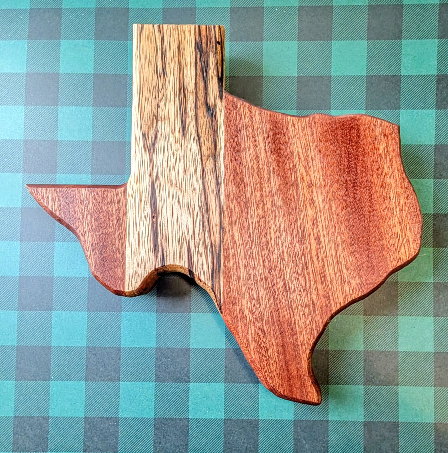 8" Texas Cutting board and earrings gift set
