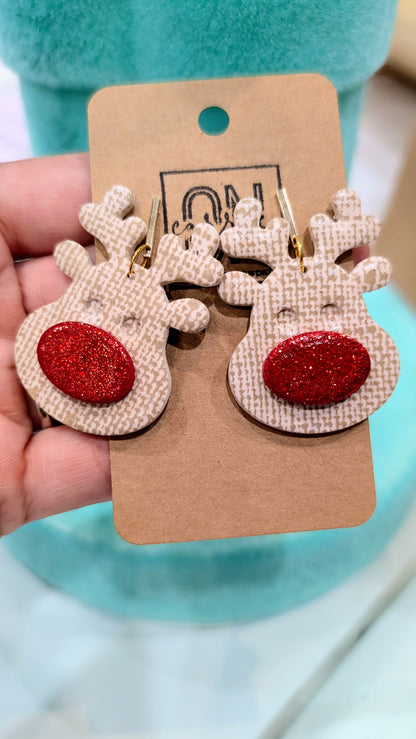Chonky Nose Rudolph Dangles