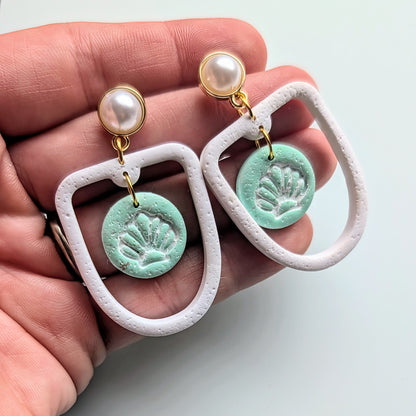 Seaside Aqua Dangles and Studs