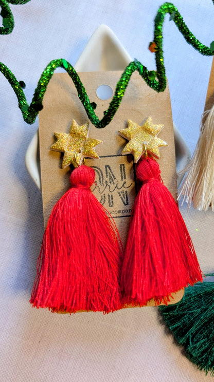 Star Tassel earrings