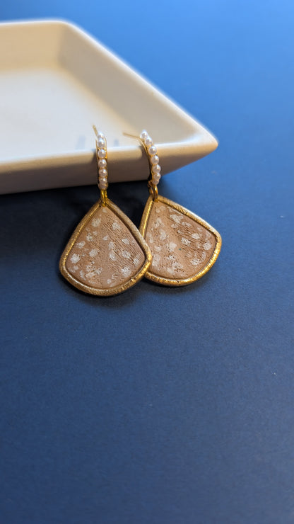 Fawn Pearl Dangles