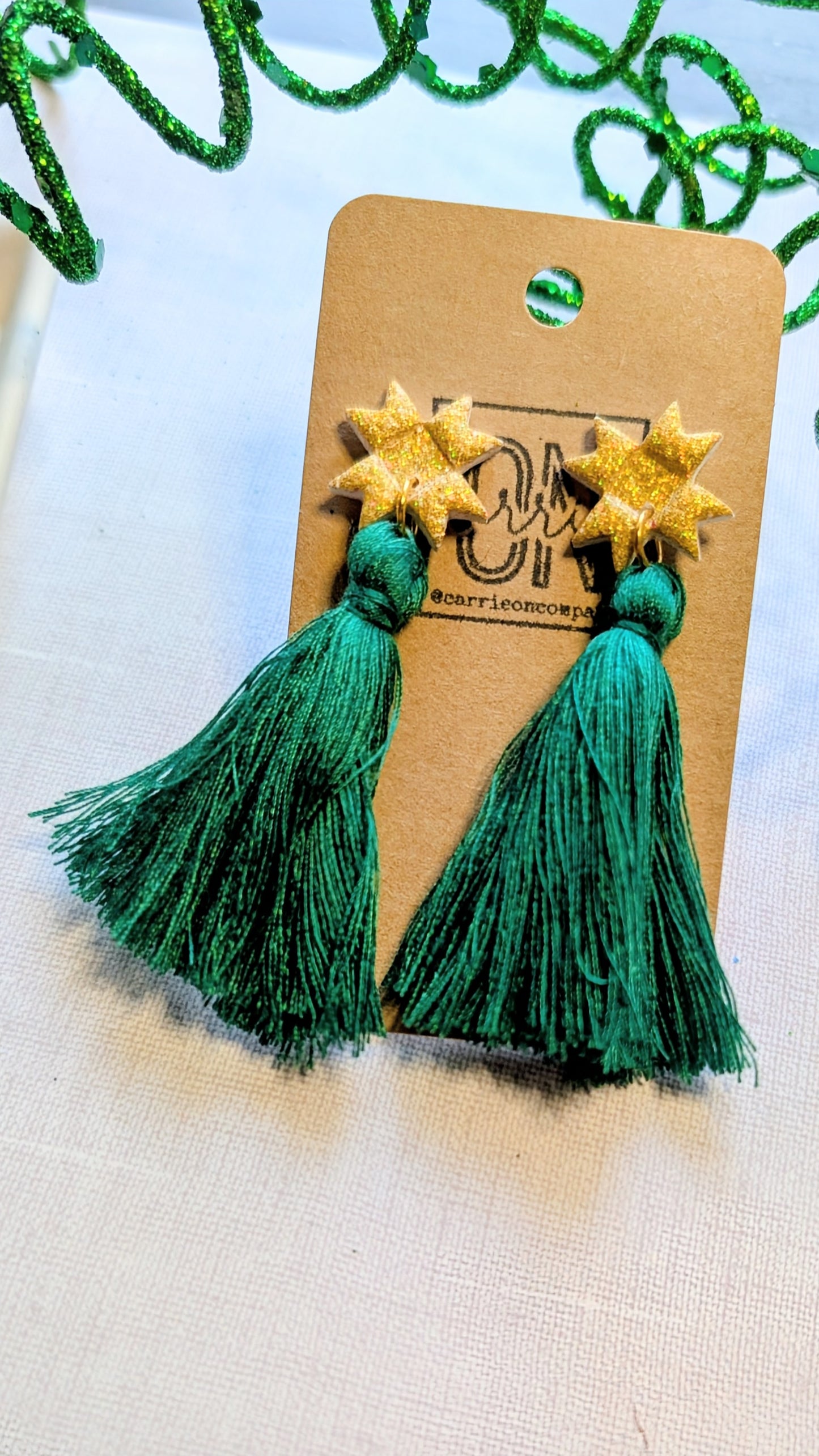 Star Tassel earrings