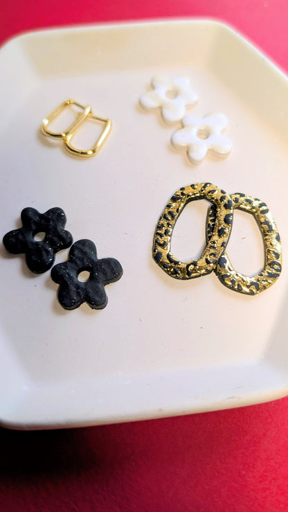 Interchangeable Huggie Hoop Set