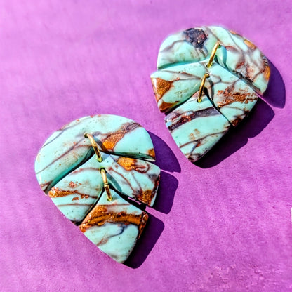 Turquoise Effect Dangles