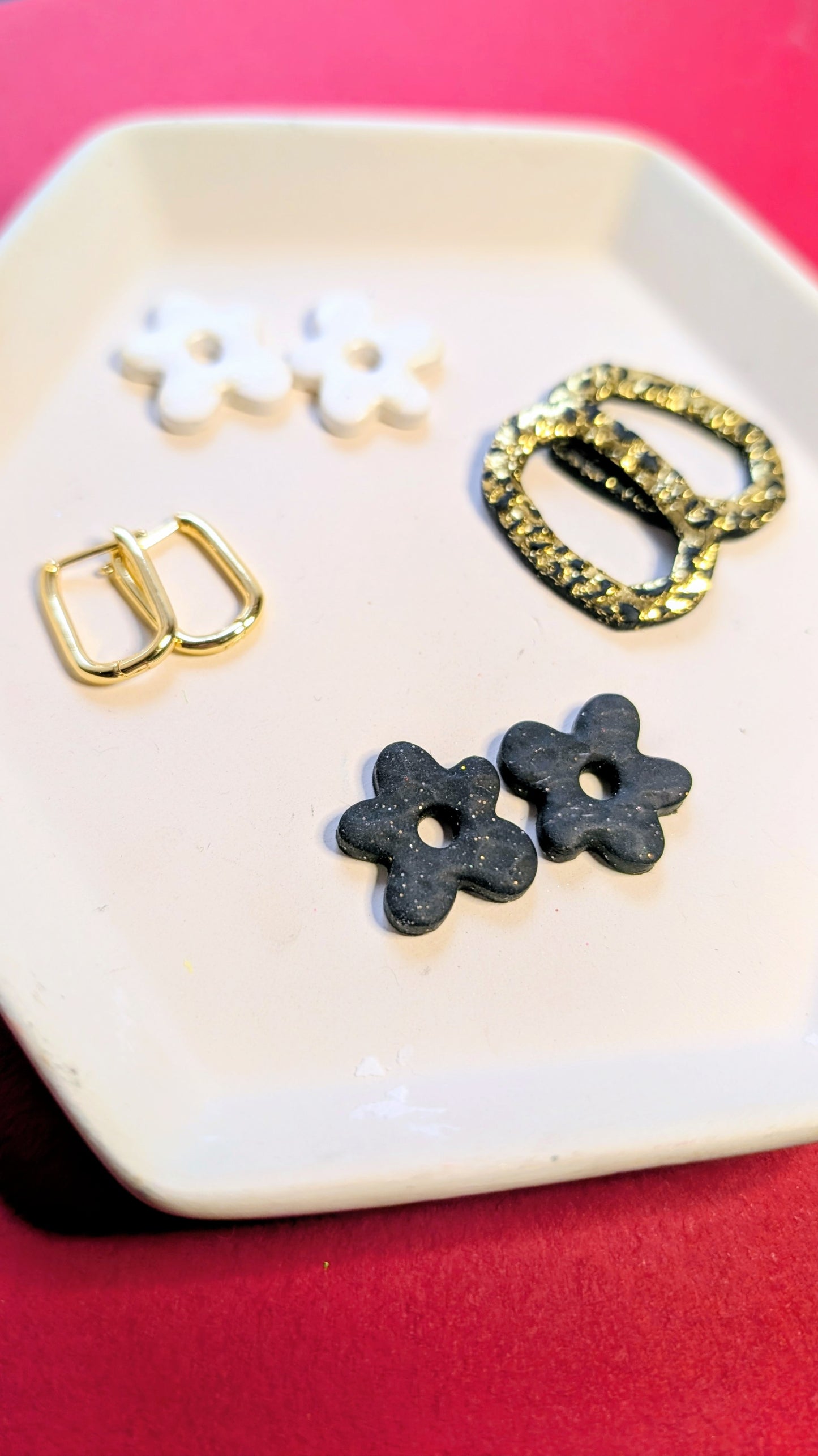 Interchangeable Huggie Hoop Set