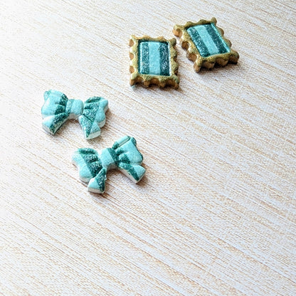 Boho Stripe Stud Earrings
