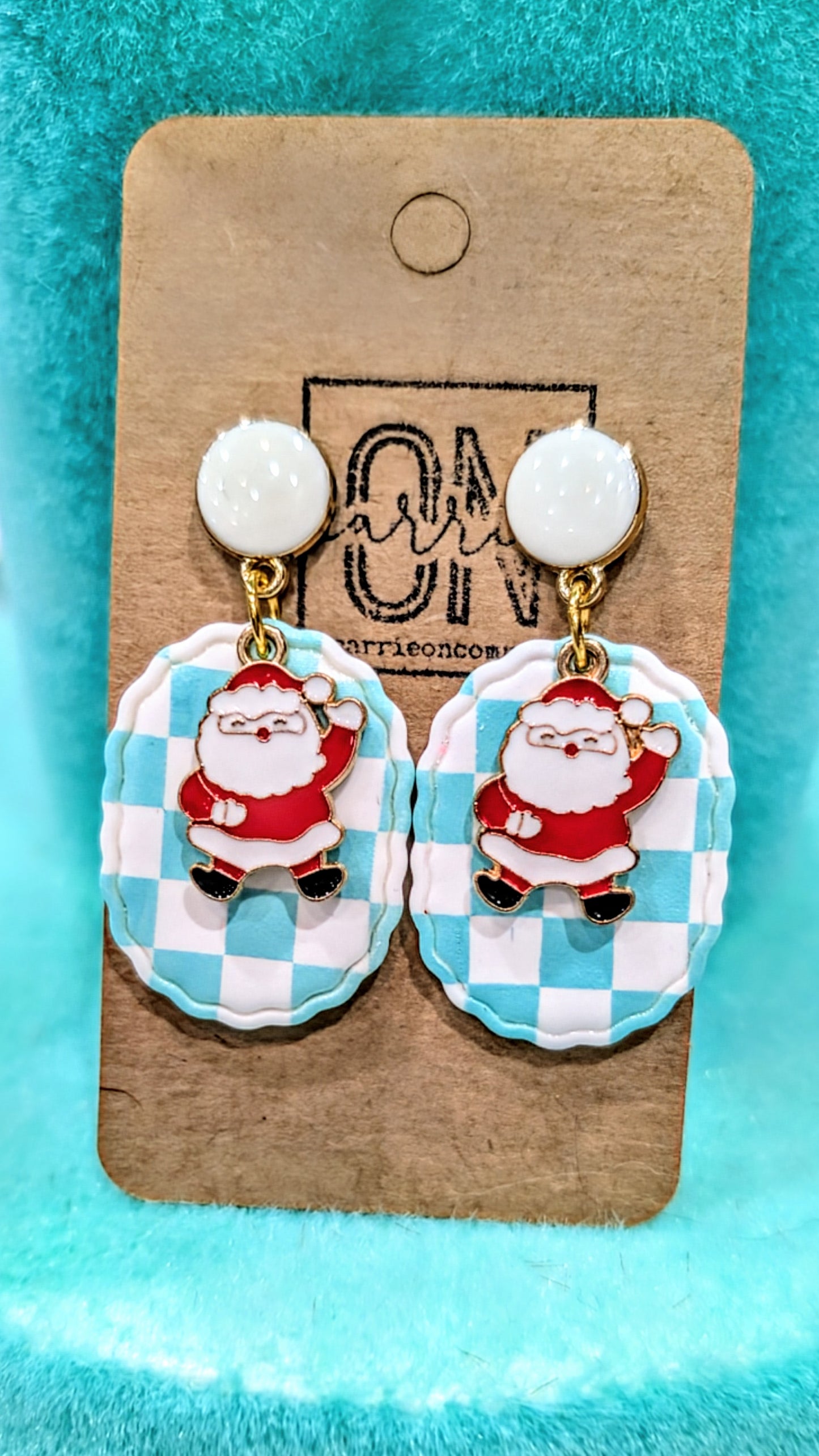 Christmas Scallop Dangles