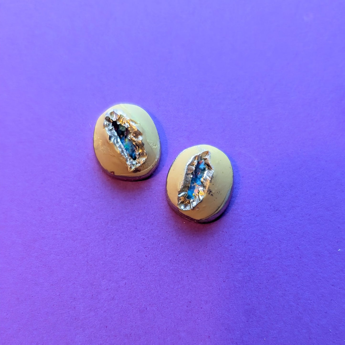 Hammered Gold Earrings