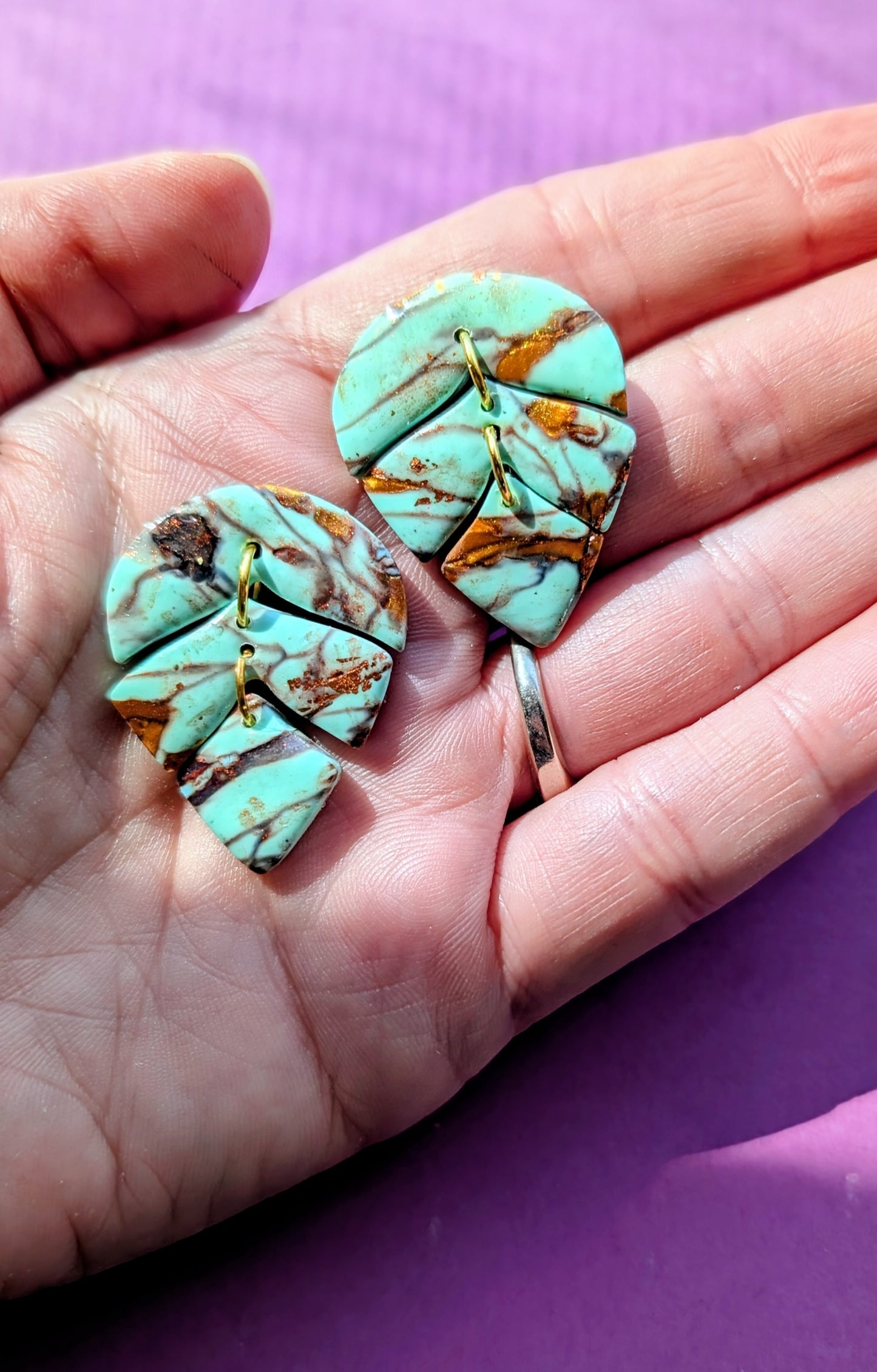 Turquoise Effect Dangles